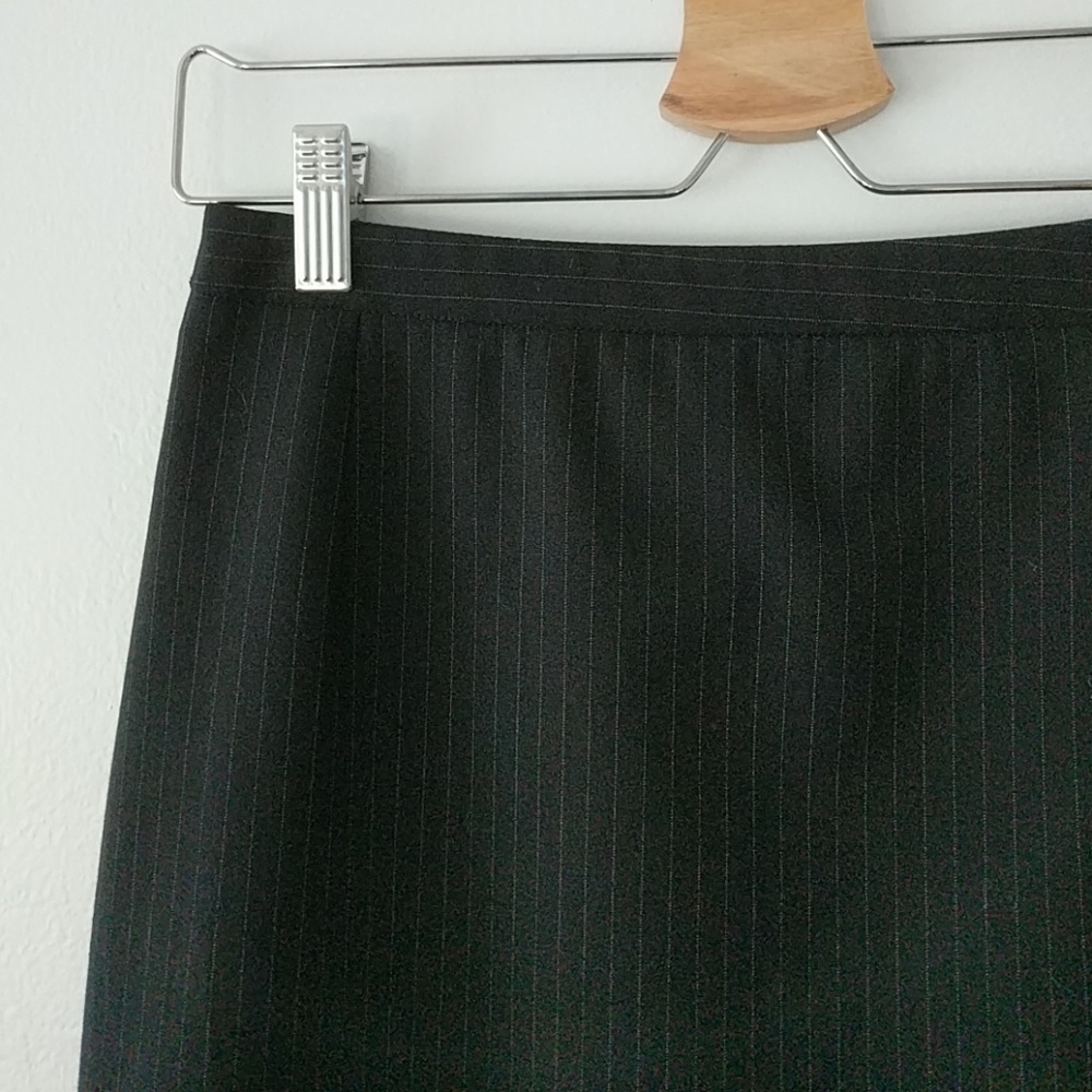 Michael Kors Collection Pinstripe Pencil Skirt - Picture 2 of 4
